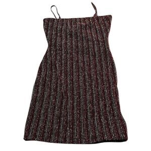 NWT forever 21 size small black sparkly bodycon dress with spaghetti straps